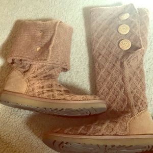UGG lattice cardy knit boot